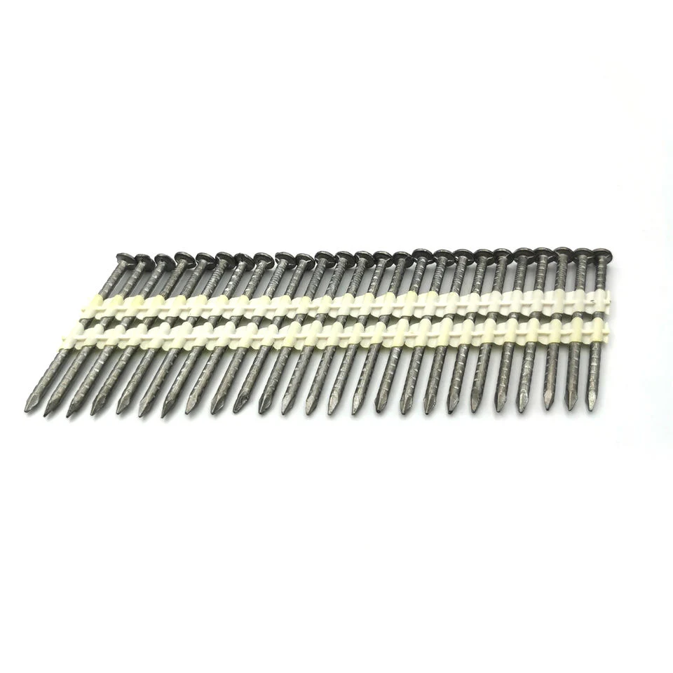 21 Degree Plastic Collated Strip Framing Nails for Wood