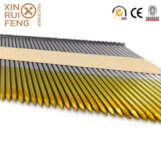 34 Degree Paper Strip Nails Framing Nails for Fastener
